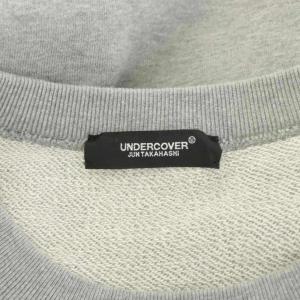 UNDERCOVER スウエット トレーナー ロゴ 5 グレー 赤 レッド UC1C9801 /AN19 AA