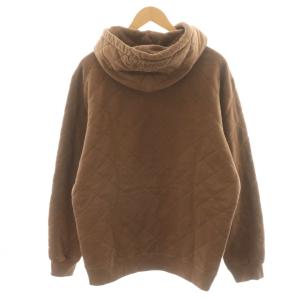 Supreme 18AW キルティングパーカー プルオーバー L ブラウン