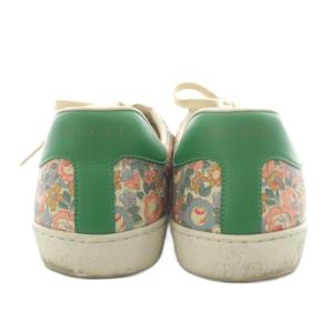 GUCCI ×LIBERTY エース フローラル スニーカー 7.5 ピンク系 グリーン