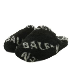 サンダル フリース ロゴ 37 ブラック 624582