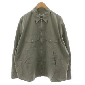 ジャケット ジップアップ 42/16 1/2 グレー