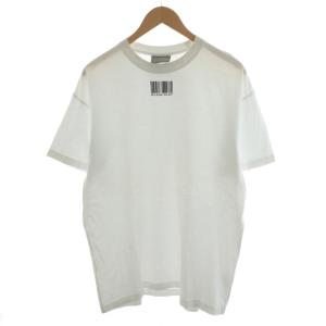 VTMNTS Tシャツ カットソー 半袖 ロゴ バーコード M 白 ホワイト VL12TR460W /AN47