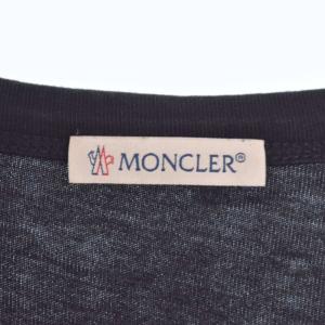 MONCLER 21AW KEEP WARM PUSH 長袖Tシャツ プリント XS 黒 ブラック G20918D000128390T