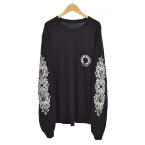 ホースシュー フローラルクロス Tシャツ L ブラック