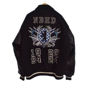NEIGHBORHOOD 22AW スタジャン XL ブラック 242SZNH-JKM07