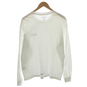 NEIGHBORHOOD Tシャツ カットソー 長袖 フロントプリント ロンT M 白 ホワイト /AN40 AA