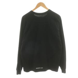 NEIGHBORHOOD Tシャツ カットソー 長袖 ロンT フロントプリント M 黒 ブラック /AN39 AA