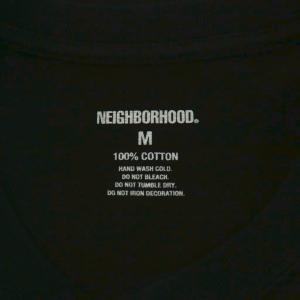 NEIGHBORHOOD Tシャツ カットソー 長袖 ロンT フロントプリント M 黒 ブラック /AN39 AA