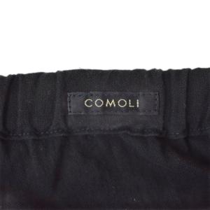 COMOLI 24SS オックスドローストリングパンツ 1 ブラック Z01-03022