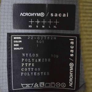 sacai ACRONYM 22SS BOMBER JACKET MA-1