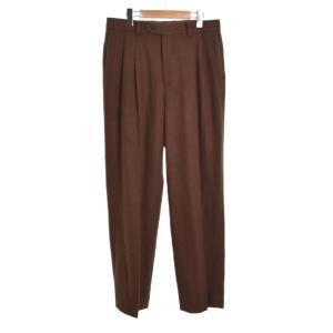23AW BABY CAMEL FLANNEL SLACKS