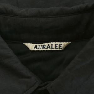 AURALEE 23AW QUILTED LIGHT SILK COTTON SHIRTS