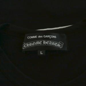 COMME des GARCONS ×chrome hearts Tシャツ L ブラック