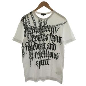 AD2019 19AW ゴス期 MIKITYPE Tシャツ カットソー 半袖 ロゴ チェーン M 白 ホワイト