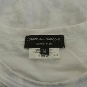 COMME des GARCONS HOMME PLUS AD2019 19AW ゴス期 MIKITYPE Tシャツ カットソー 半袖 ロゴ チェーン M 白 ホワイト