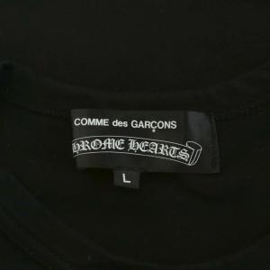 COMME des GARCONS ×chrome hearts Tシャツ L ブラック