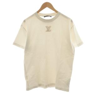 Tシャツ エンボスLVロゴ S ホワイト RM222Q DT3 HNY55W