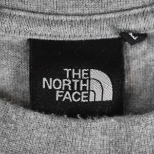 THE NORTH FACE オーガニックキャンプティー Tシャツ 長袖 ロンT ロゴ プリント L グレー NT82132