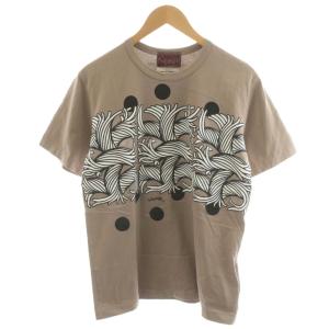 × ネメス Nemeth AD2024 Tシャツ カットソー 半袖 プリント L ベージュ ON-T001