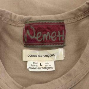 COMME des GARCONS × ネメス Nemeth AD2024 Tシャツ カットソー 半袖 プリント L ベージュ ON-T001