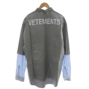 VETEMENTS Oversized Stripe Shirt