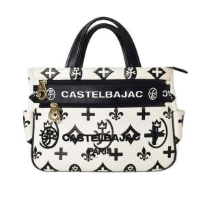 クレア ドライビングトート トートバッグ ロゴ 刺? 白 ホワイト