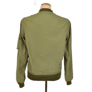 ALPHA INDUSTRIES フライトジャケット MA-1 M 緑 グリーン カーキ TA1225-003