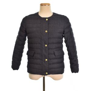 ノーカラーダウンジャケット 1 グレー LTA18A4648