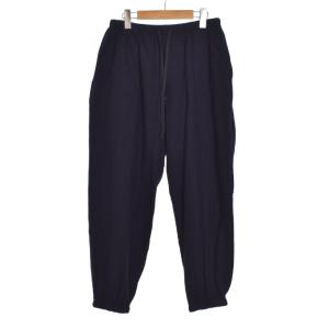 22AW ウールビエラ ドローストリングパンツ 1 ネイビー W03-03007