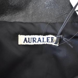 AURALEE 25AW LAMB LEATHER ZIP BLOUSON