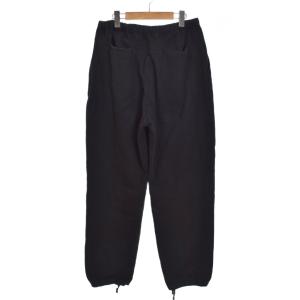 COMOLI 24SS コットン裏毛パンツ 2 ブラック Z01-05003