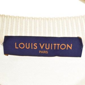 LOUIS VUITTON 23SS フックディテール シグネチャー ショートスリーブ  ニット M ホワイト RM231Q