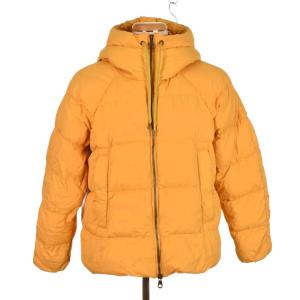 ダウンジャケット ナイロン フード付き M 黄 イエロー AH071H