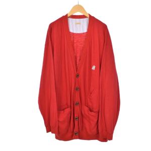 ザ シェパード the Shepherd スラブ天竺カーディガン 3 赤 レッド US1C4803-2