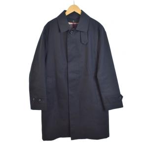 ダブルクロス ステンカラーコート ライナー付き 38 紺 ネイビー