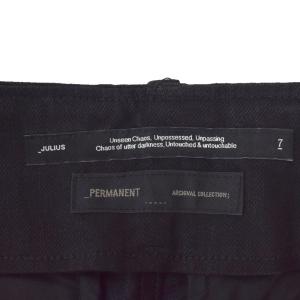JULIUS Gasmask Cargo Pants 2 ブラック 879PAM3-BK