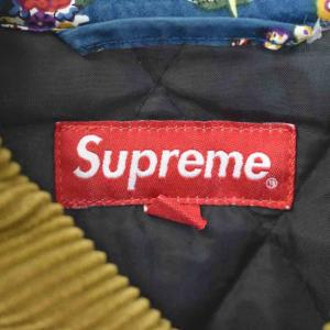 Supreme 19FW Quilted Paisley Jacket  M ネイビー