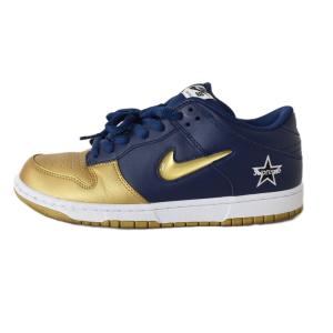NIKE ×Supreme SB Dunk Low OG QS Metallic Gold/Navy