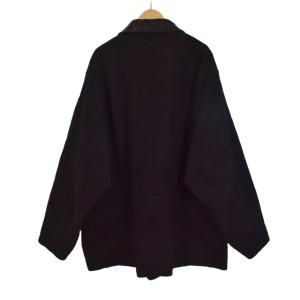 COMOLI 25AW デニムレザーワークジャケット 3 ブラック C03-01015