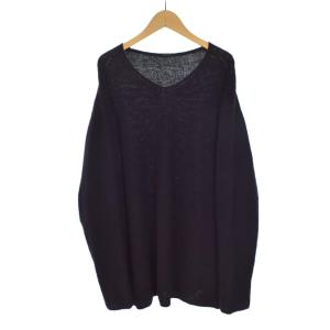 22AW カシミヤ Vネック ニット セーター 3 ネイビー W03-06011
