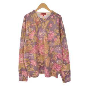 19SS Printed Floral Angora Sweater