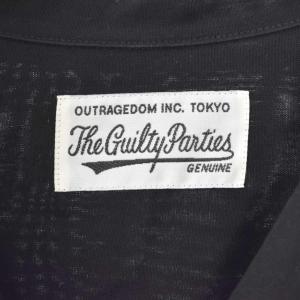 WACKO MARIA 50's OPEN COLLAR SHIRT L ブラック