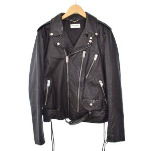 17SS ブラッドラスター ダブル ライダースジャケット 48 ブラック 455998
