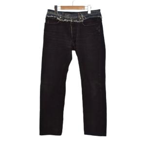 エディ期 コンバインデニム デニムパンツ 31 ブラック 6HH1013307