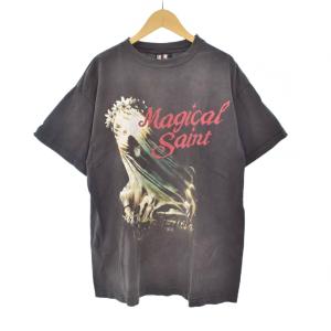 24SS MAGICAL SAINT Tシャツ ダメージ加工 S グレー