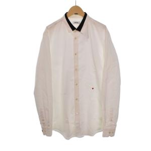 シャツ 長袖 コットン 41 白 ホワイト