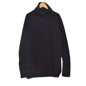 タートルネック カットソー 長袖 L 黒 ブラック BS4779