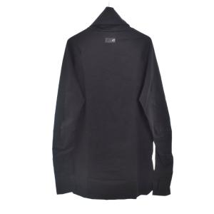 Y-3 タートルネック カットソー 長袖 L 黒 ブラック BS4779