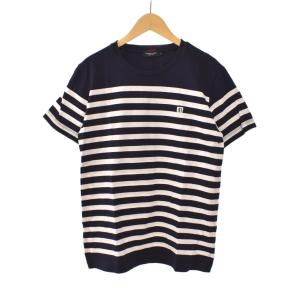 ボーダー Tシャツ 2 ホワイト ネイビー 51P28-327-282