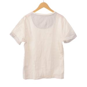 BURBERRY BLACK LABEL 刺繍 Tシャツ 2 ホワイト 白 D1P28-527-022